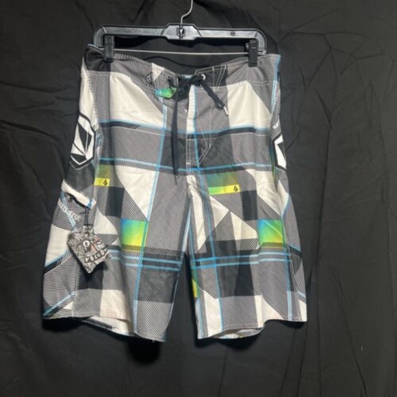 Volcom Annihilator Board Shorts Size 34 Swim Trunks Drawstring NO MESH W Card - Picture 9 of 9